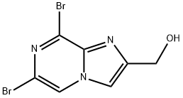 (6,8-Dibromo-imidazo[1,2-a]pyrazin-2-yl)-methanol Struktur