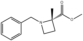 methyl (2S)-1-benzyl-2-methylazetidine-2-carboxylate Struktur