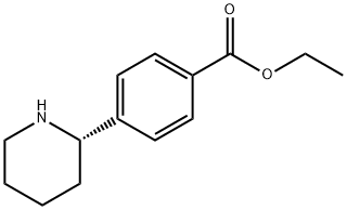 ethyl (S)-4-(piperidin-2-yl)benzoate hydrochloride Struktur