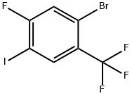 2-Bromo-4-fluoro-5-iodobenzotrifluoride Struktur