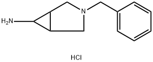 3-Benzyl-3-azabicyclo[3.1.0]hexan-6-amine dihydrochloride Struktur