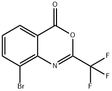 2-Trifluoromethyl-benzo[d][1,3]oxazin-4-one Struktur