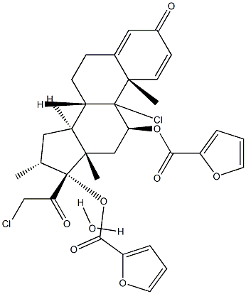 Mometasone furoate hydrate Struktur