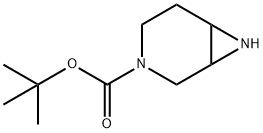 3,7-Diaza-bicyclo[4.1.0]heptane-3-carboxylic acid tert-butyl ester Struktur