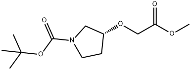 (R)-3-Methoxycarbonylmethoxy-pyrrolidine-1-carboxylic acid tert-butyl ester