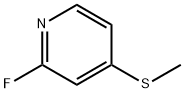 2-Fluoro-4-(methylthio)pyridine Struktur