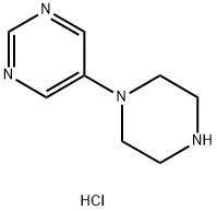 5-(Piperazin-1-yl)pyrimidine hydrochloride Struktur