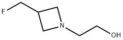 2-(3-(fluoromethyl)azetidin-1-yl)ethan-1-ol Struktur