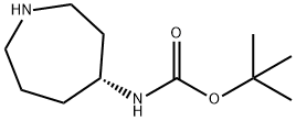 tert-butyl (R)-azepan-4-ylcarbamate Struktur