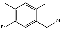 5-Bromo-2-fluoro-4-methylbenzyl alcohol Struktur