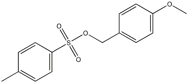 Benzenemethanol, 4-methoxy-, 4-methylbenzenesulfonate
 Struktur