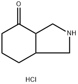 Octahydro-isoindol-4-one hydrochloride Struktur