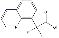 Difluoro-quinolin-8-yl-acetic acid Struktur