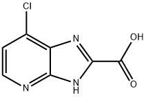 3H-Imidazo[4,5-b]pyridine-2-carboxylic acid, 7-chloro- Struktur