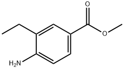 methyl 4-amino-3-ethylbenzoate Struktur