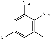 5-Chloro-3-iodo-benzene-1,2-diamine Struktur