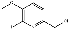 (6-Iodo-5-methoxy-pyridin-2-yl)-methanol Struktur