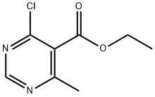 ethyl 4-chloro-6-methylpyrimidine-5-carboxylate Struktur