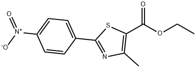 Ethyl 4-methyl-2-(4-nitrophenyl)thiazole-5-carboxylate Struktur