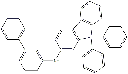 N-([1,1'-biphenyl]-3-yl)-9,9-diphenyl-9H-fluoren-amine Structure