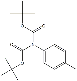 N,N-DiBoc-4-methylaniline Struktur