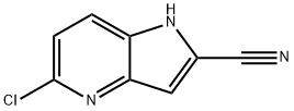 5-Chloro-1H-pyrrolo[3,2-b]pyridine-2-carbonitrile Struktur