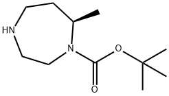 tert-butyl (7R)-7-methyl-1,4-diazepane-1-carboxylate Struktur