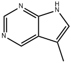 5-Methyl-7H-pyrrolo[2,3-d]pyrimidine Struktur