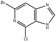 6-bromo-4-chloro-1H-imidazo[4,5-c]pyridine Struktur