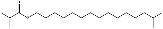 (10R)-10,14-Dimethylpentadecyl Isobutyrate Struktur