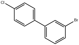 3-Bromo-4'-chloro-1,1'-biphenyl Struktur