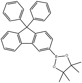 9,9-diphenyl-fluoren-3-boronic acid pinacol ester Struktur