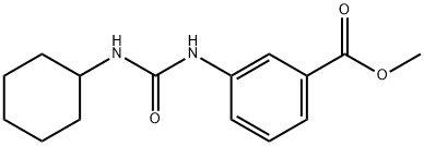 methyl 3-(3-cyclohexylureido)benzoate Struktur