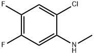 (2-Chloro-4,5-difluoro-phenyl)-methyl-amine Struktur