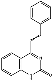 (E)-4-Styrylquinazolin-2(1H)-one Struktur