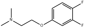 2-(3,4-Difluorophenoxy)-N,N-dimethylethanamine Struktur