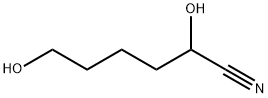 2,6-Dihydroxyhexanenitrile Struktur