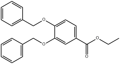 Ethyl 3,4-bis(benzyloxy)benzoate Struktur