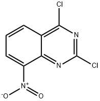 2,4-Dichloro-8-nitroquinazoline Struktur