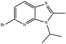 5-bromo-3-isopropyl-2-methyl-3H-imidazo[4,5-b]pyridine Struktur