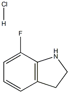 7-フルオロインドリン塩酸塩 化學(xué)構(gòu)造式