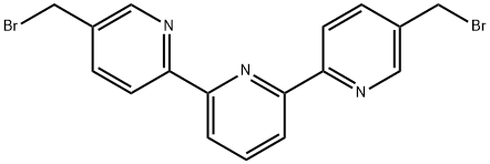 2,6-di(5-bromomethylpyridine-2-yl)pyridine Struktur