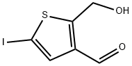 2-(Hydroxymethyl)-5-iodothiophene-3-carbaldehyde Struktur