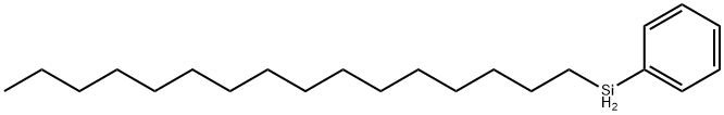 HEXADECYLPHENYLSILANE Struktur