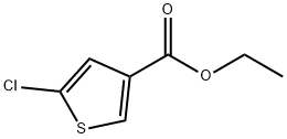 Ethyl 5-chlorothiophene-3-carboxylate Struktur