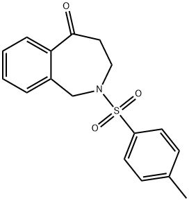 2-tosyl-3,4-dihydro-1H-benzo[c]azepin-5(2H)-one Struktur