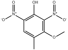 3-Methoxy-4-methyl-2,6-dinitro-phenol Struktur