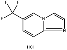 6-Trifluoromethyl-imidazo[1,2-a]pyridine hydrochloride Struktur