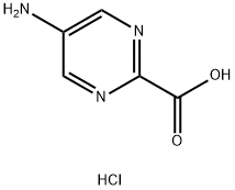 5-Amino-pyrimidine-2-carboxylic acid hydrochloride Struktur