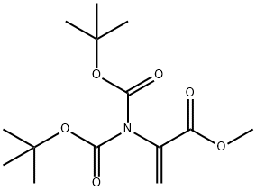 METHYL 2-(BIS[(TERT-BUTOXY)CARBONYL]AMINO)PROP-2-ENOATE(WXG03125) Struktur